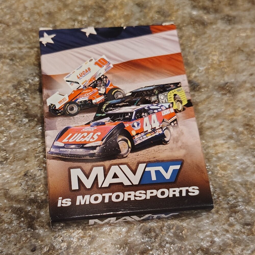 MAV TV Motorsports American Real Playing Cards Deck